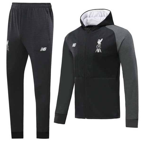 Chandal Liverpool 2019 2020 Negro Blanco Gris